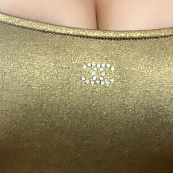 Chanel cruise swimsuit gold metallic - Picture 13 of 16